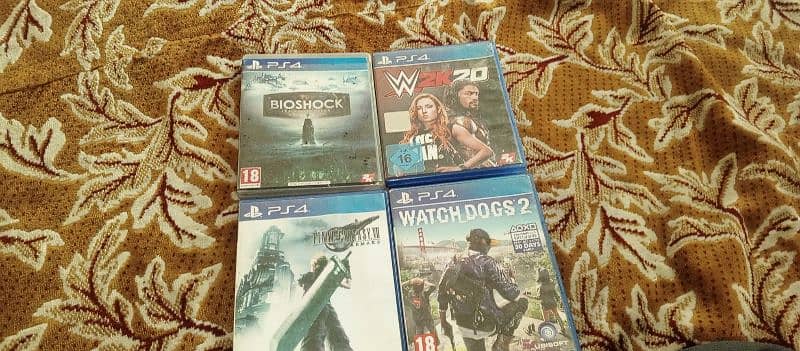 final fantasy,watch dogs,wwe 2k20,bioshock collection ps4 exchange 0