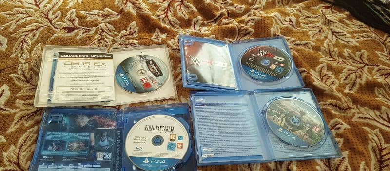 final fantasy,watch dogs,wwe 2k20,bioshock collection ps4 exchange 1