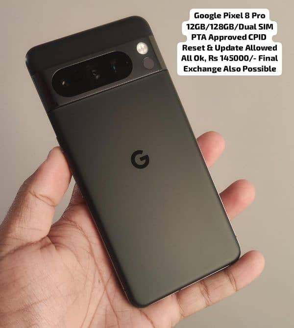 Brand New Google Pixel 8 Pro (PTA Approved) Exchange Also 0