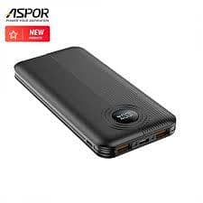 Aspor A320 Power Bank With Display 22.5W PD QC 3.0 10000mAh 1