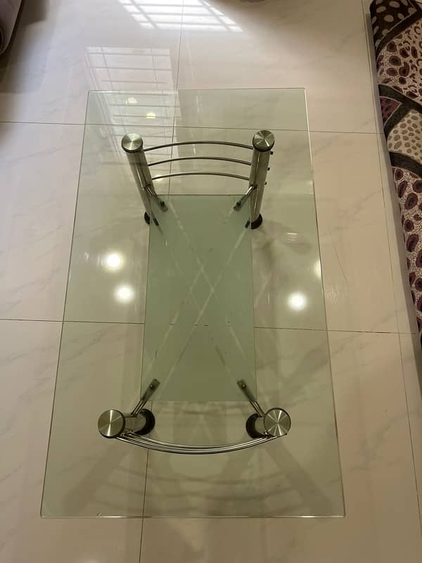 beautiful glass center table 0