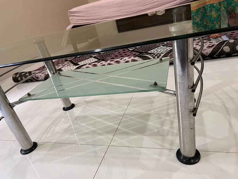 beautiful glass center table 2