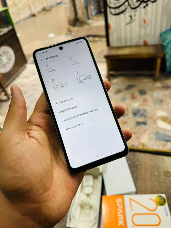 Tecno Spark 20c just Box Opened 8