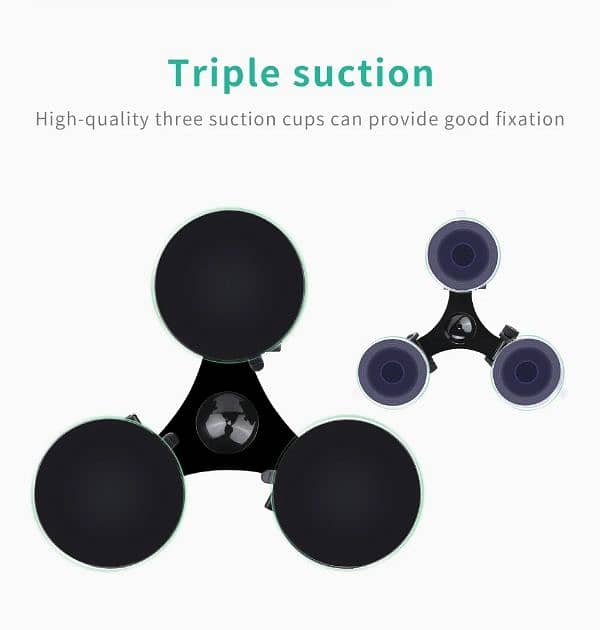 Car Suction Cup Glass Holder Triangle 4