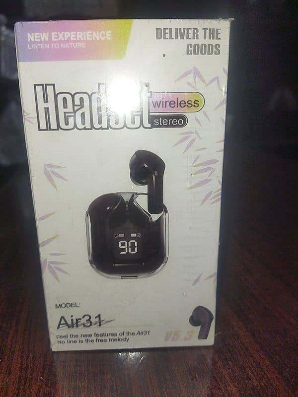 Air 31 earbuds with l charging cable  and extraordinary sound quality 3