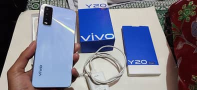 Vivo Y20 4/64 with Original Box Charger