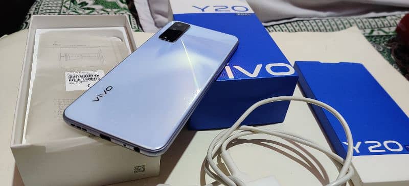 Vivo Y20 4/64 with Original Box Charger 11