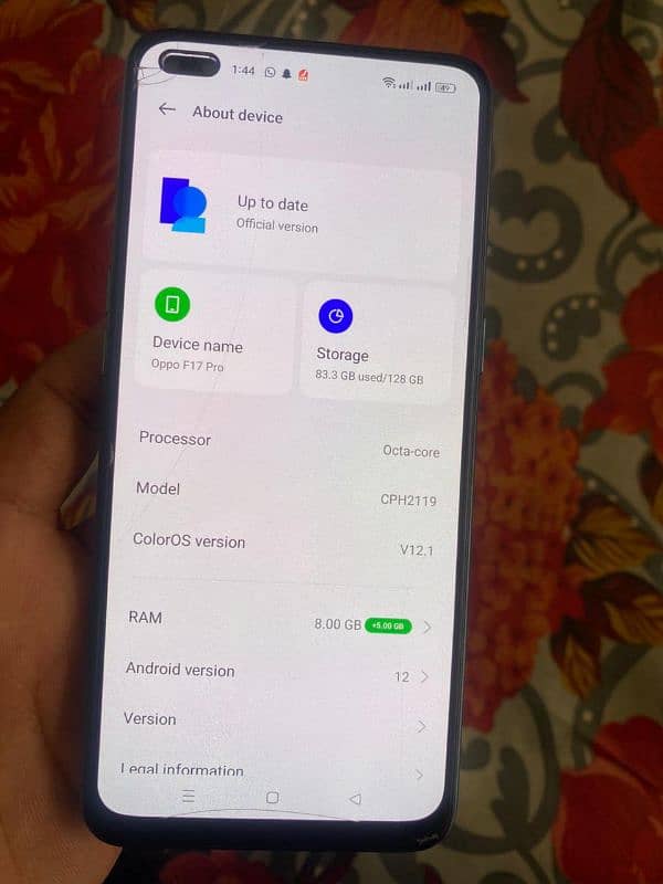 Oppo F17 Pro 8Gb Ram 128Gb Rom Full Box 3