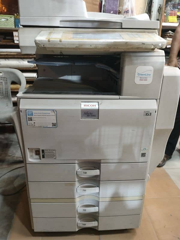 Ricoh MP 5001 B&W Photocopier - Printer - Scanner 0