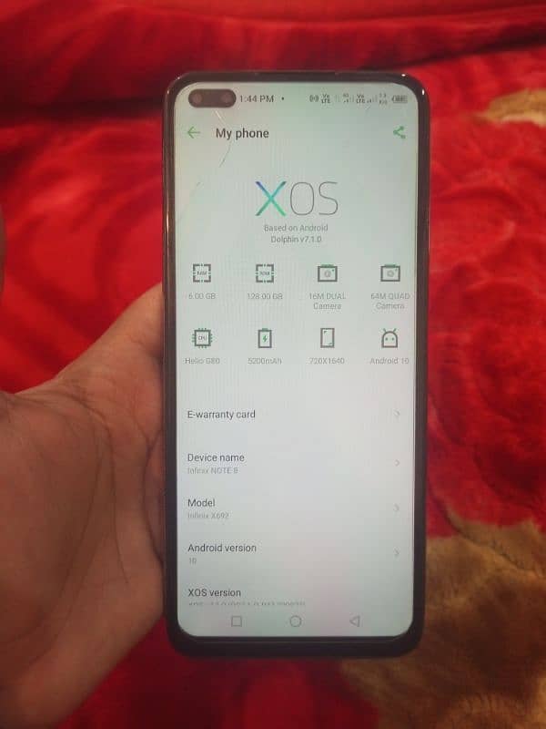 INFINIX NOTE 8 6/128 PTA APPROVED WITH BOX 2