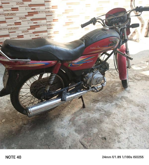 100cc United bike only 8410 km driven total genuine 5