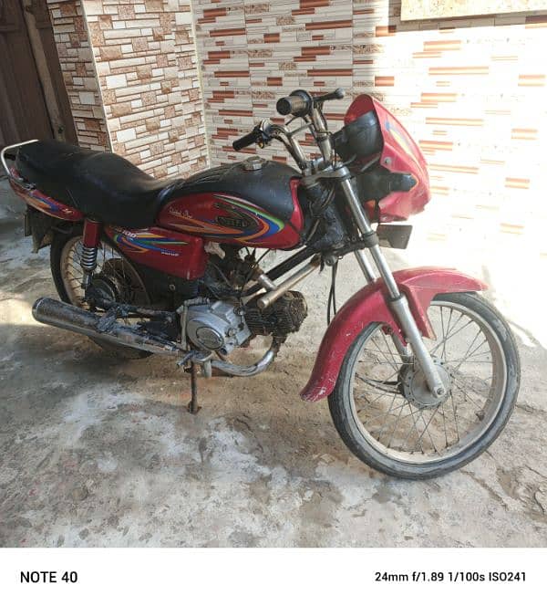 100cc United bike only 8410 km driven total genuine 6