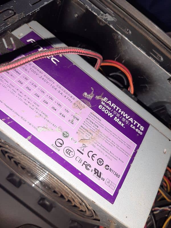 Antech EarthWatts EA 650, 650W power supply 0