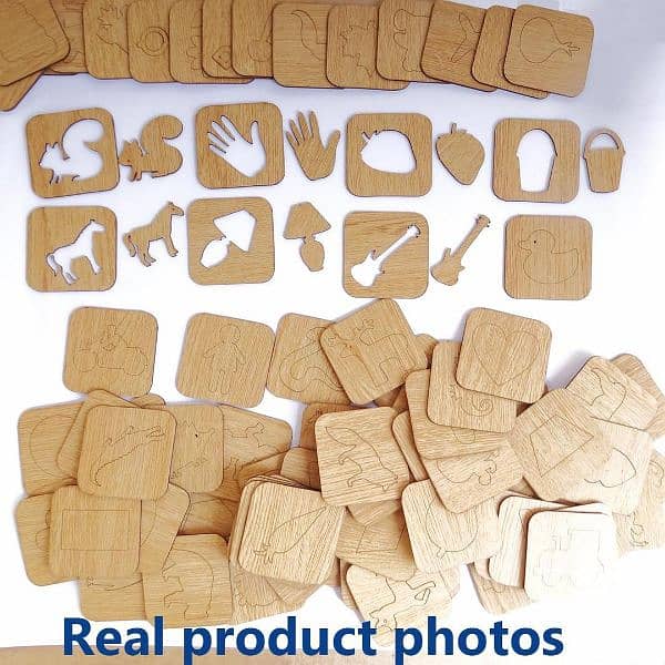 44 PCs wooden drawing block 2