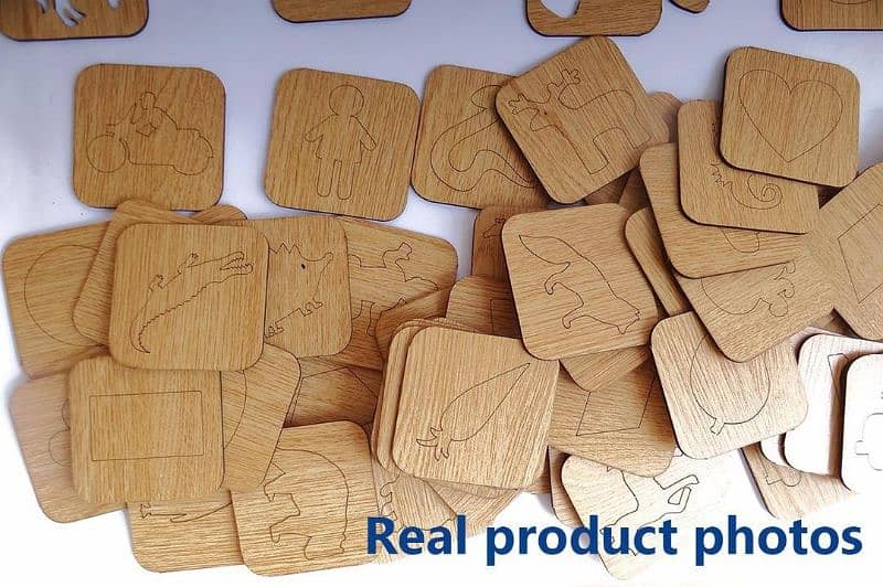 44 PCs wooden drawing block 3