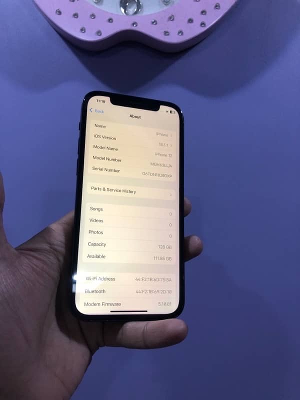 iphone 12 128gb Factory unlock non pta Face id not working 6