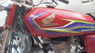 HONDA CG 125 2017 golden number