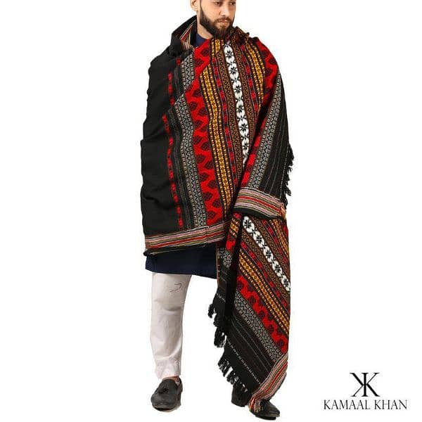 Men's Balochi Wadera Shawl 0