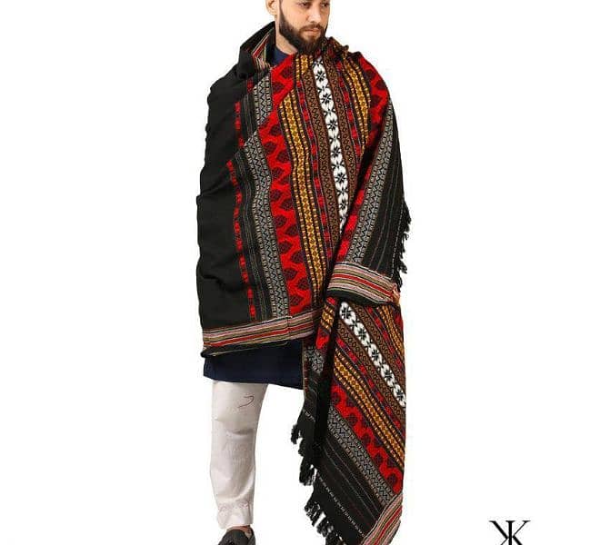 Men's Balochi Wadera Shawl 1