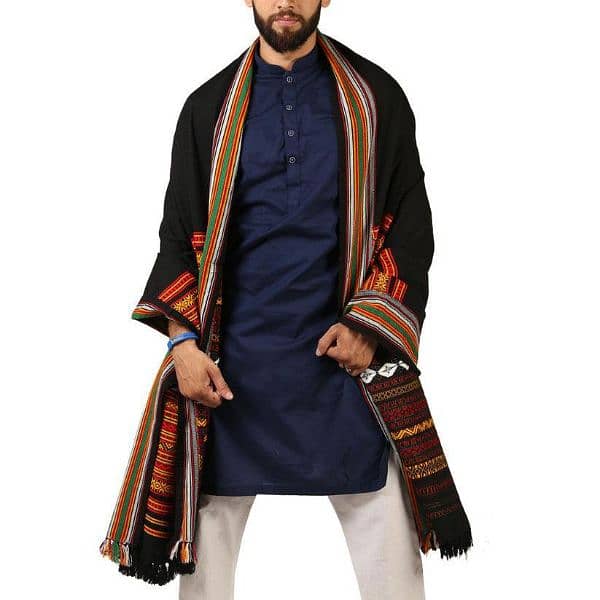 Men's Balochi Wadera Shawl 2