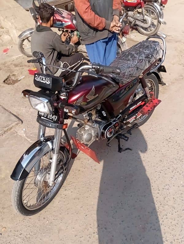 Honda 70 bike bilkul oky 0