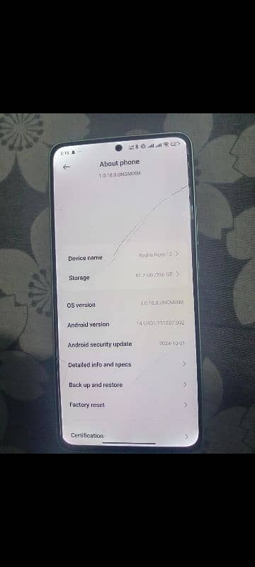 Redmi note 13 12gb ram 256gb rom condition 10/10 3