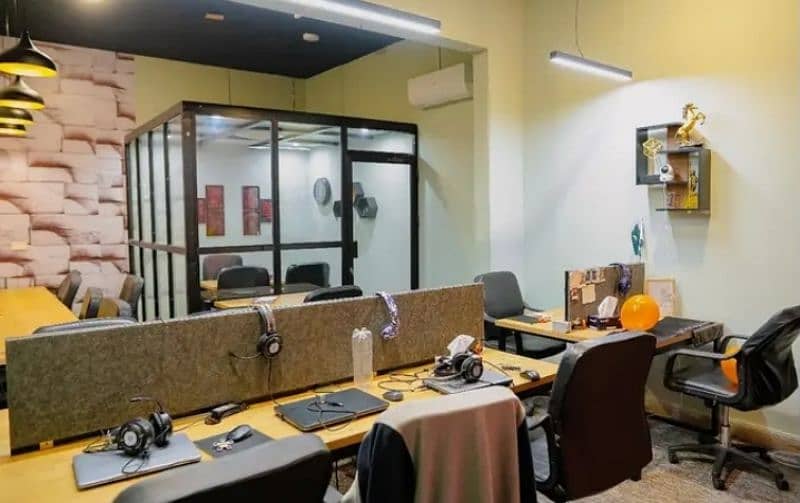 Executive Premium Co Working Office Spaces in Emarah on ShahraeFaisal 4