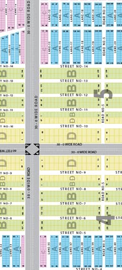 Lease 120 Sq Yd Plot Sale in Saadi Town Block 4 Scheme 33 Karachi (Next To Corner)