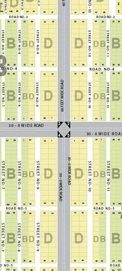 Lease Map Approve 240 Sq Yd Plot Sale In Saadi Town Block 3 Scheme 33 Karachi (1st Belt)