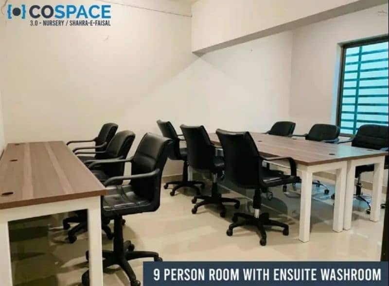 Furnished Offices & Shared Coworking Space at NURSERY, SHAHRA E FAISAL 3