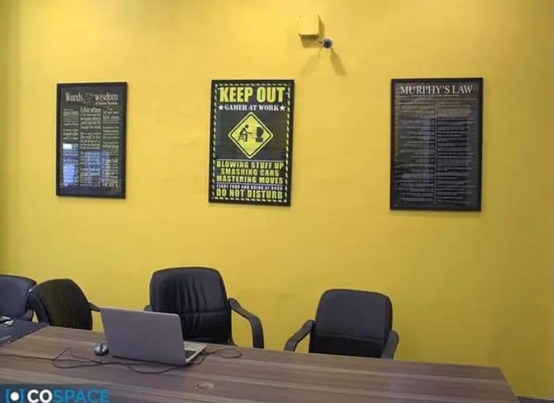 Co Working Space - Serviced Offices Shared at SMCHS Shahra-e-Faisal 10