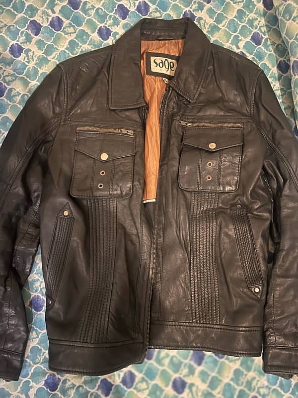 Leather jacket from Sage 0