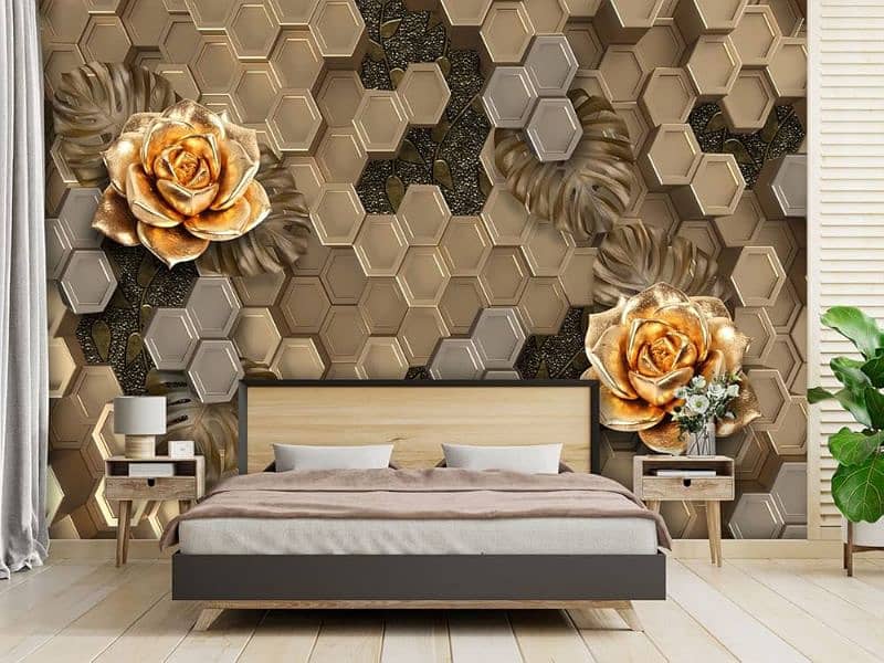 3d wallpaper. sheet wallpaper. water proof wallpaper 1