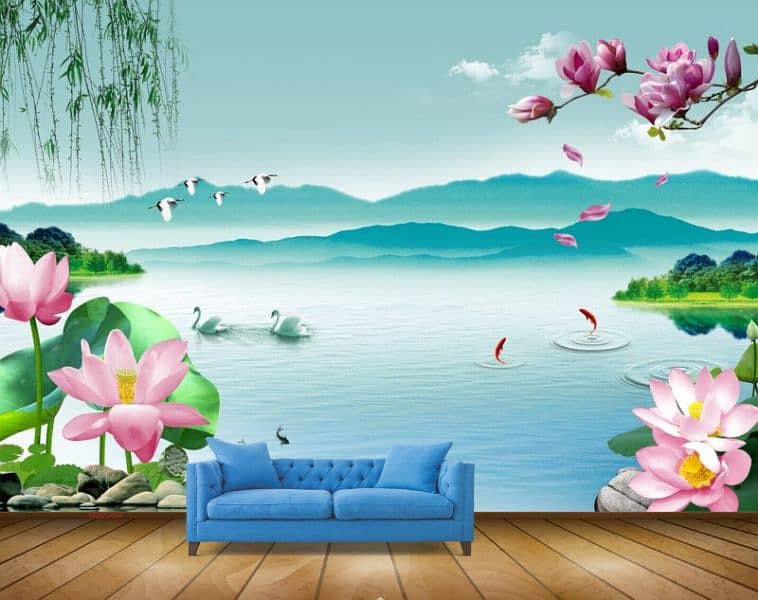 3d wallpaper. sheet wallpaper. water proof wallpaper 17