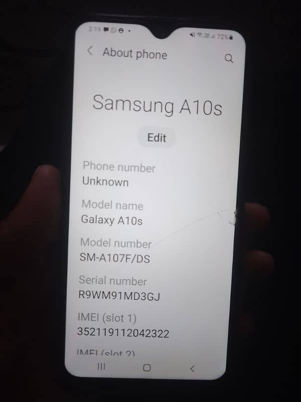 Samsung A10s 0