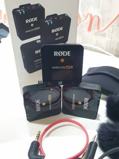 RODE WIRELESS GO II DUAL MICROPHONE WITH CHANGING BOX