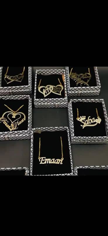 gold plated name jewlry 12