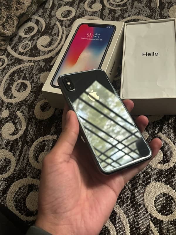 iphone x pta approved with box 1