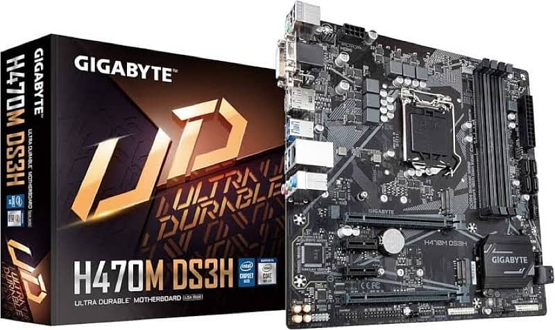 Intel i5-10400F + Gigabyte H470M-DS3H + Thermaltake UX200 1