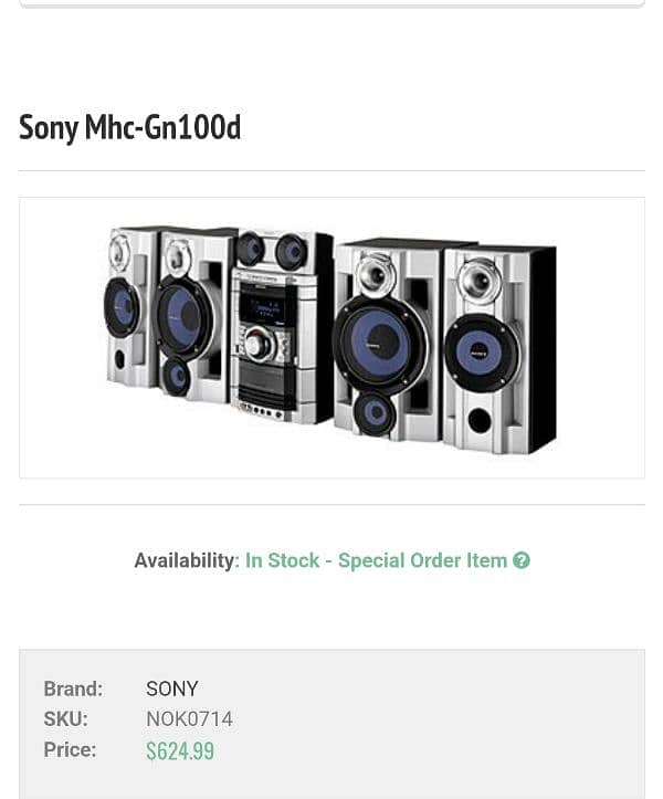 SONY MHC-GN100D 3