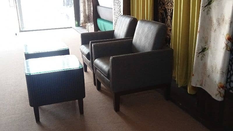 five seater sofa set plus centre table 3 centre table 2