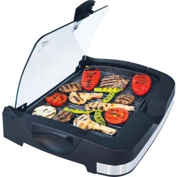 Electric smokeless grill 1