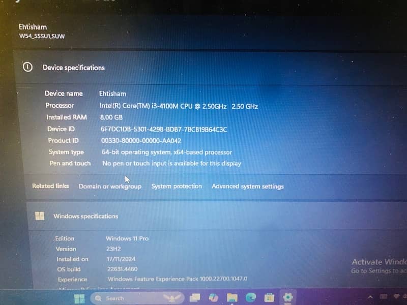 4th Generation Stone Laptop 8GB Ram 6