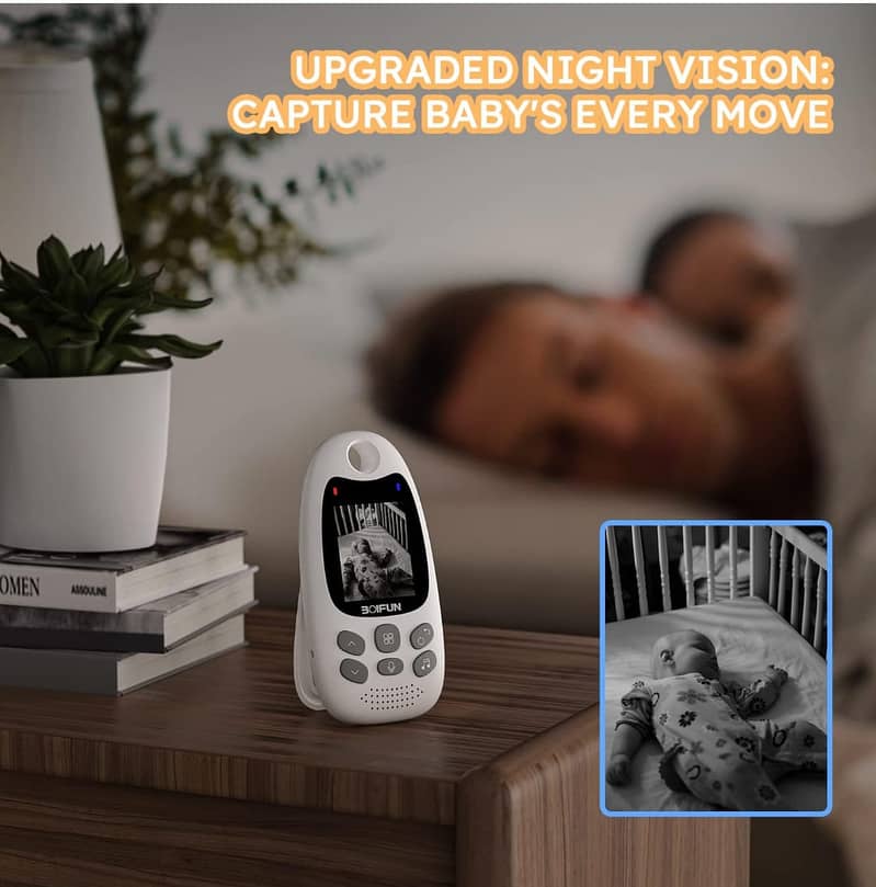 Baby Monitor5"720P/VideoBabyMonitor with Pan-Tilt-ZoomCamera/kids cam 8