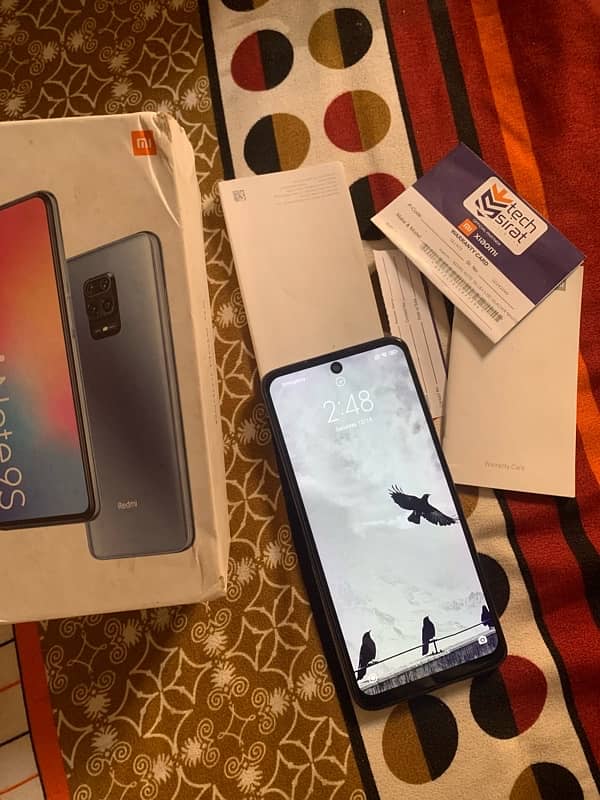 redmi note 9s 8/128GB camera like DSR vip all ok with box 6