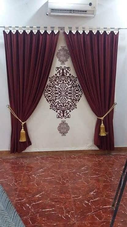 roman curtain / motive luxury curtain/ Curtains Design/300 per sq 1