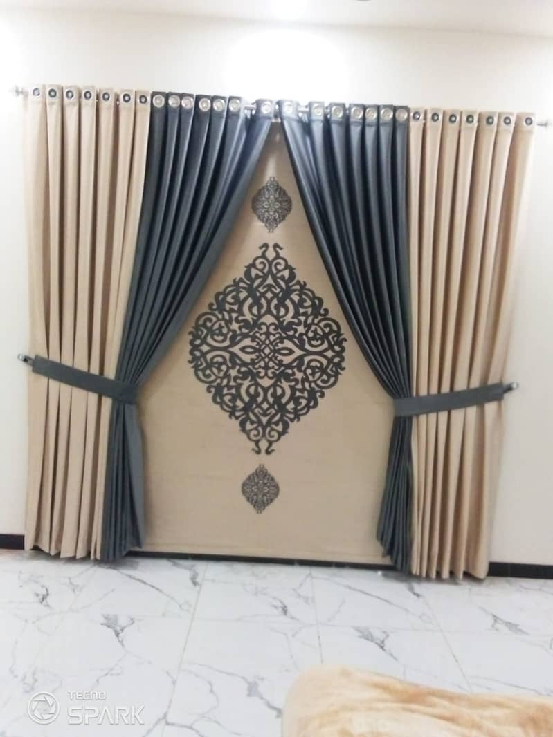 roman curtain / motive luxury curtain/ Curtains Design/300 per sq 9