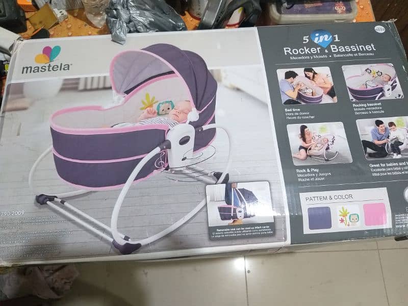 mastela 5 in 1 baby jhula 1