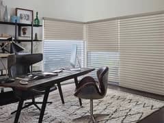 Blinds - Office Blinds - Roller Zebra Blind - Window Wooden Blinds