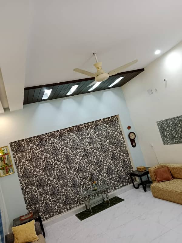 10 Marla Beautiful Full Furnished House Available For Rent in DHA Rahbar 17